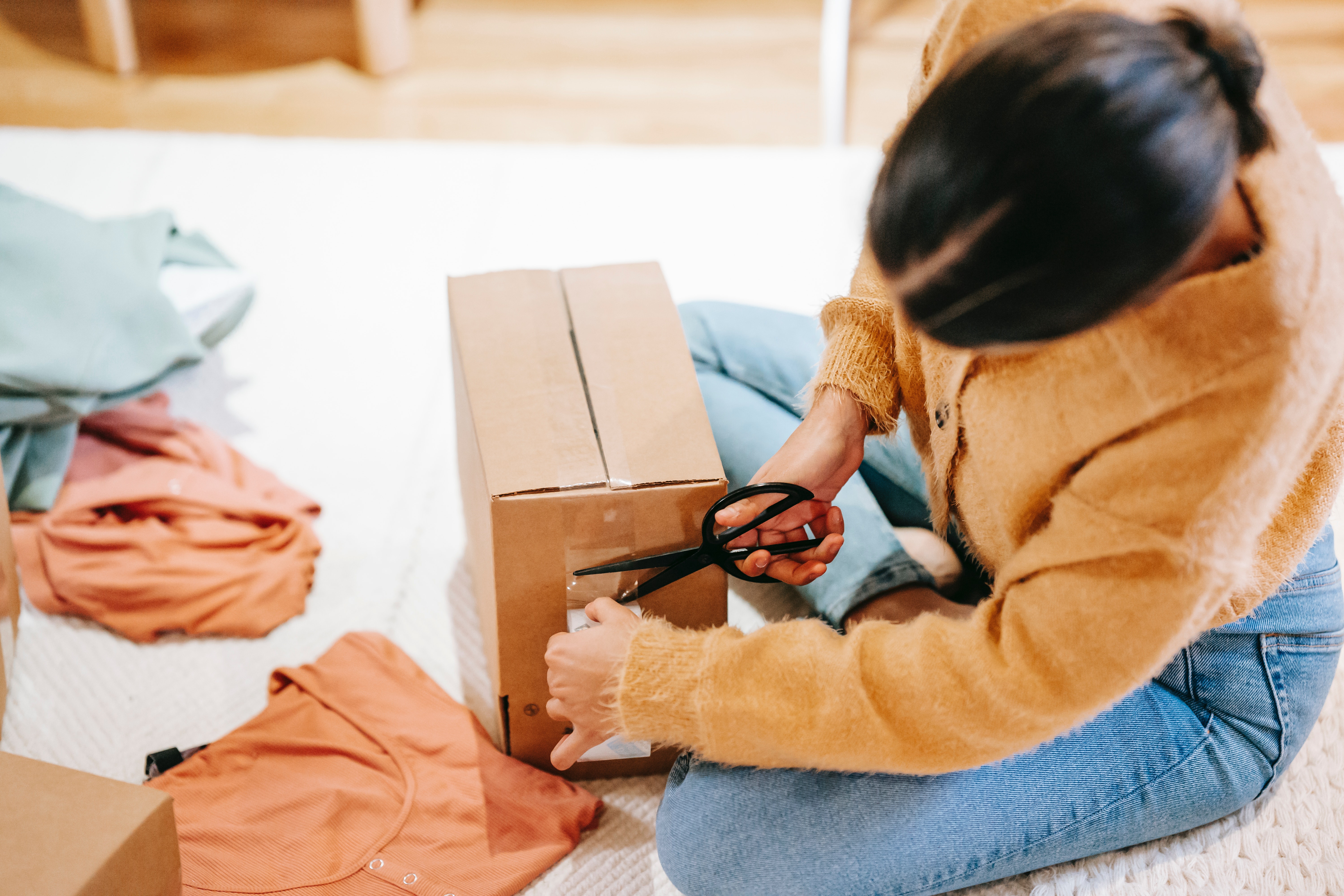 Préparez les cartons et les emballages adaptés